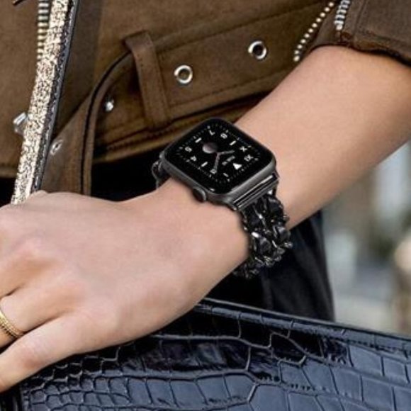 NEW Black Luxury Apple Watch Band